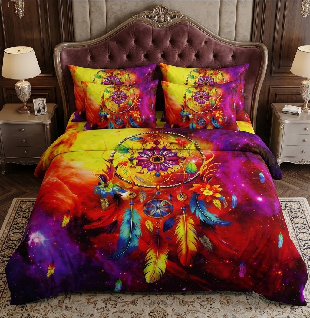 Galaxy Dreamcatcher Sunset Bedding Set