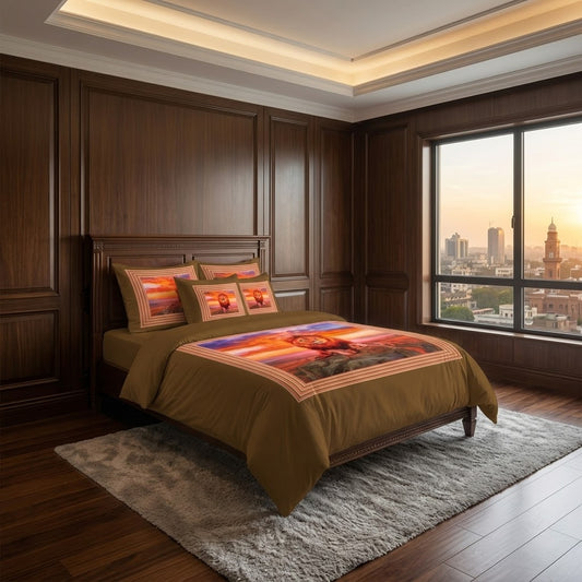 Sunset Lion Safari Bedding Set